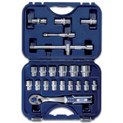 Juego de Bocallaves con Accesorios [1/2"] ( 22Pzs)