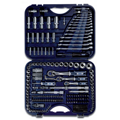 Juego de Bocallaves con Accesorios (218Pzs)